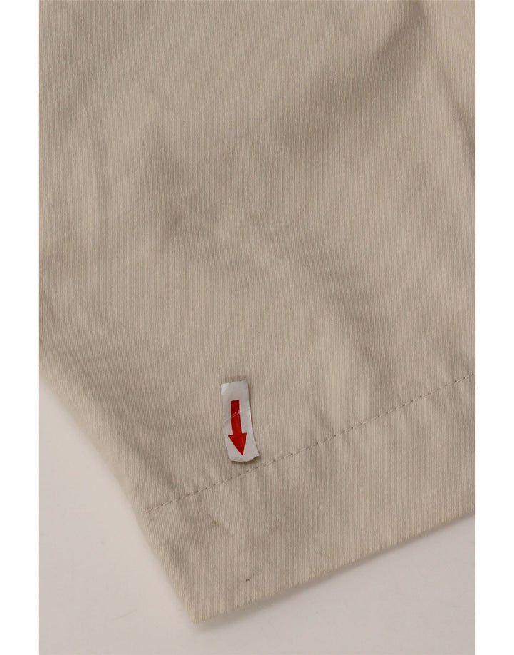 Dockers Herre Pegged Chino Shorts W36 Large Beige Bomuld