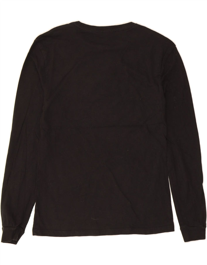 ADIDAS Mens Louisville Graphic Top Long Sleeve Small Black Vintage Adidas and Second-Hand Adidas from Messina Hembry 