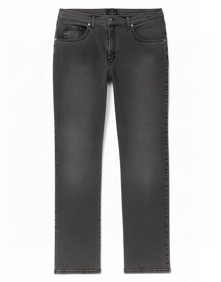 Trussardi Straight Jeans til mænd W36 L34 Grå bomuld