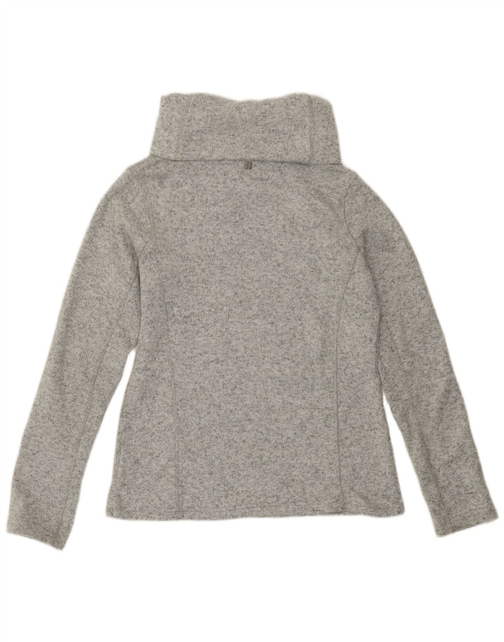 Mountain Warehouse Dame Rullehals Sweater UK 10 Small Grey Flecked