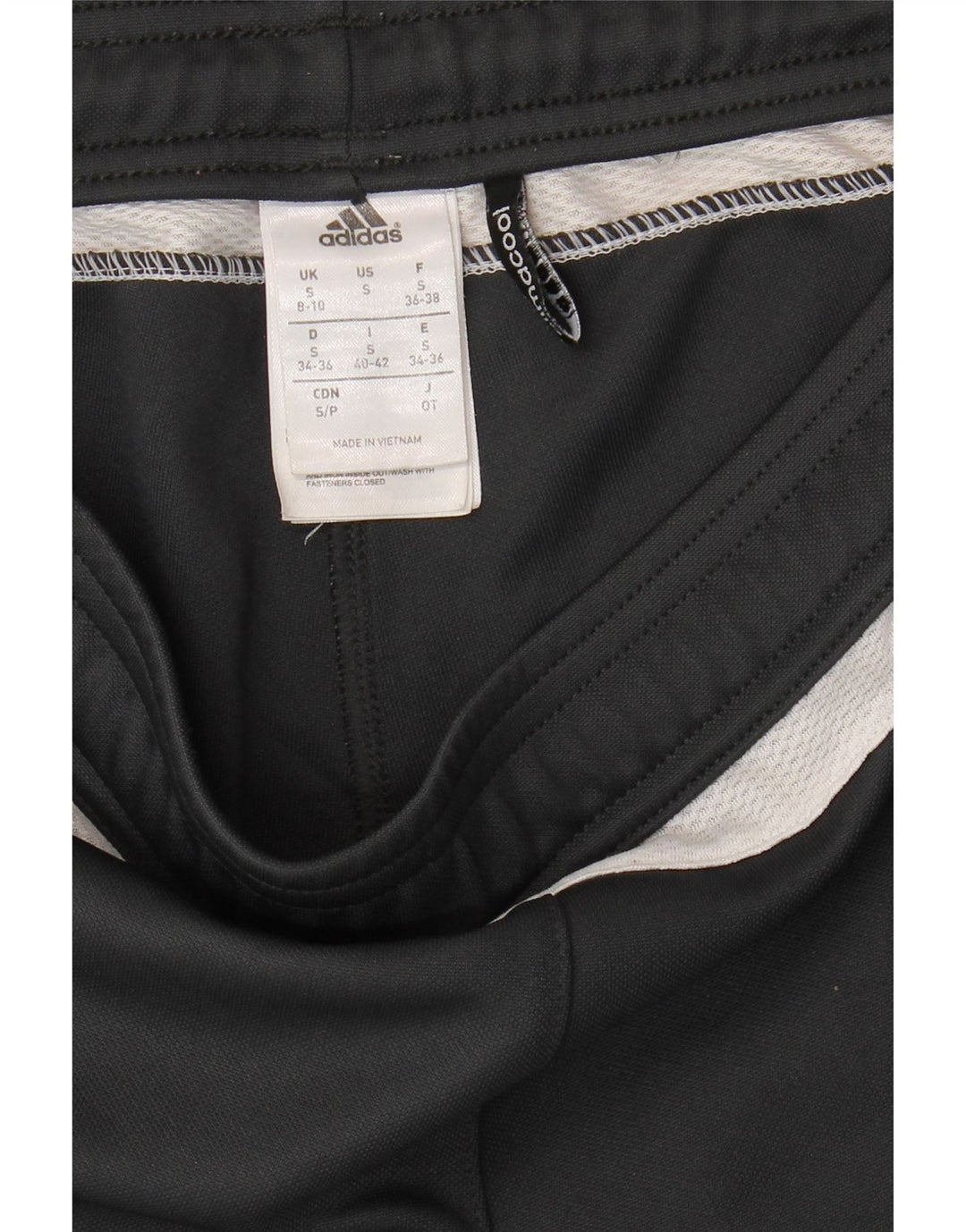 ADIDAS Womens Climacool Tracksuit Trousers UK 8/10 Small  Grey Polyester Vintage Adidas and Second-Hand Adidas from Messina Hembry 