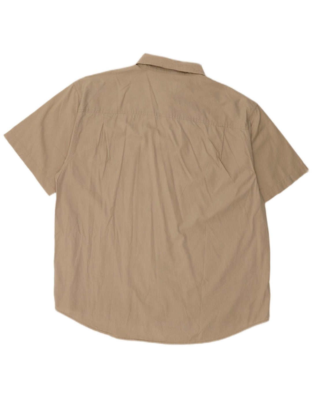 WRANGLER Kortærmet Herreskjorte 2XL Beige Bomuld