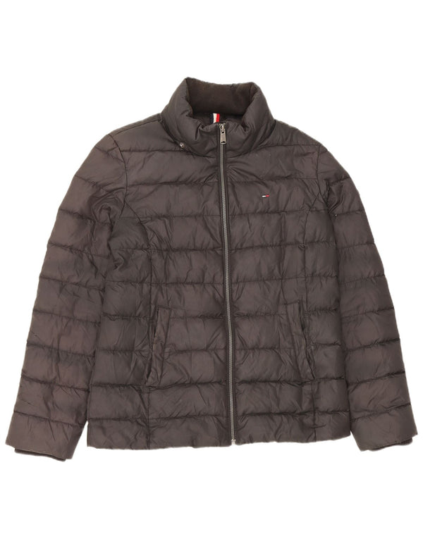 Tommy Hilfiger Dame Polstret Jakke UK 14 Medium Sort Polyester