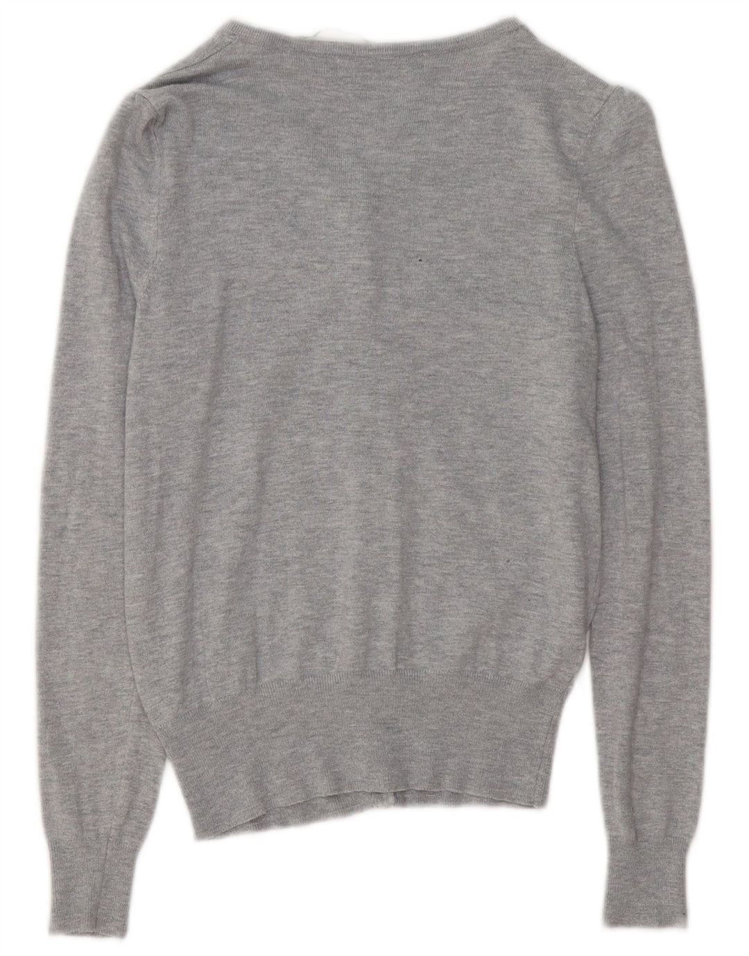 Marks & Spencer Dame Cardigan Sweater UK 8 Small Grey Flecked Viscose