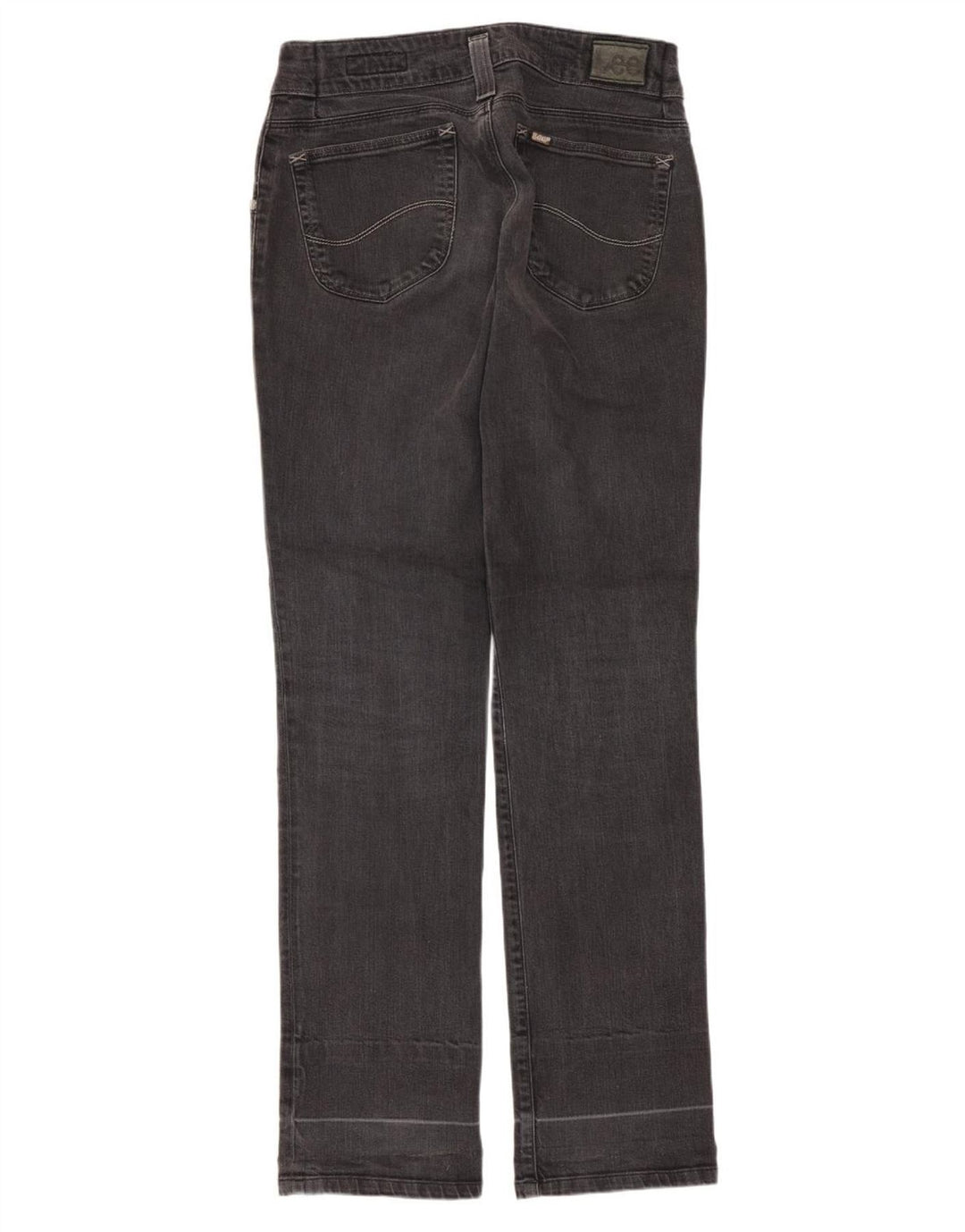 Lee Dame Leola Straight Jeans W30 L33 Sort Bomuld