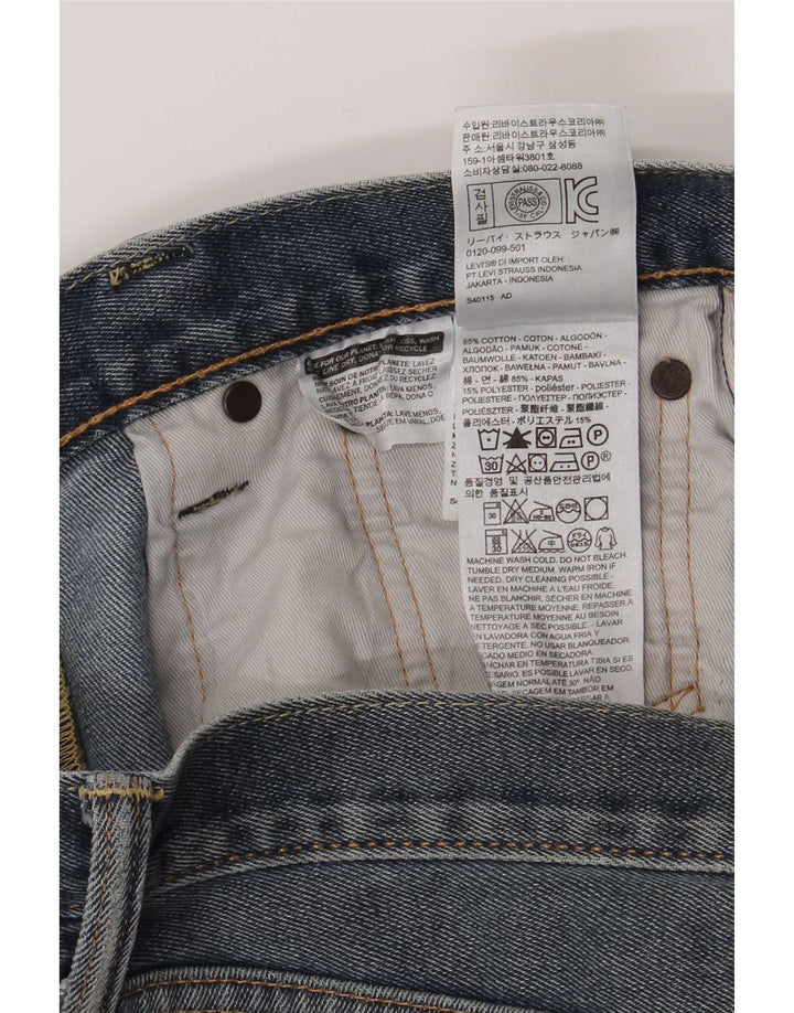 Levi's Herre 522 Straight Jeans W30 L30 Blå Bomuld