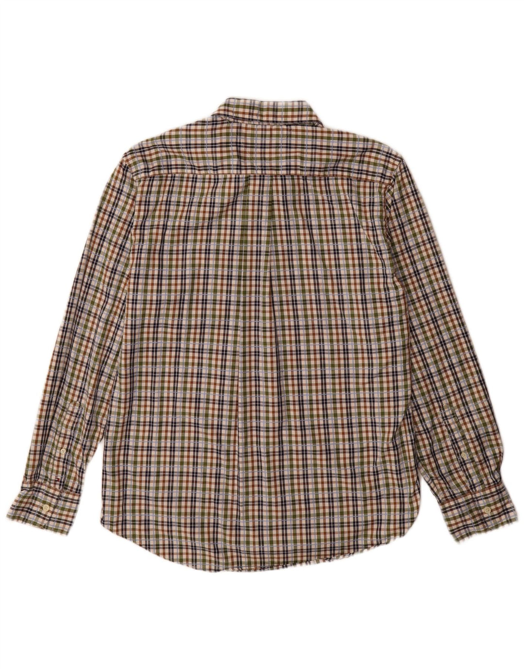 Tommy Hilfiger Herre Slim Fit Flanellskjorte Stor Flerfarvet Ternet