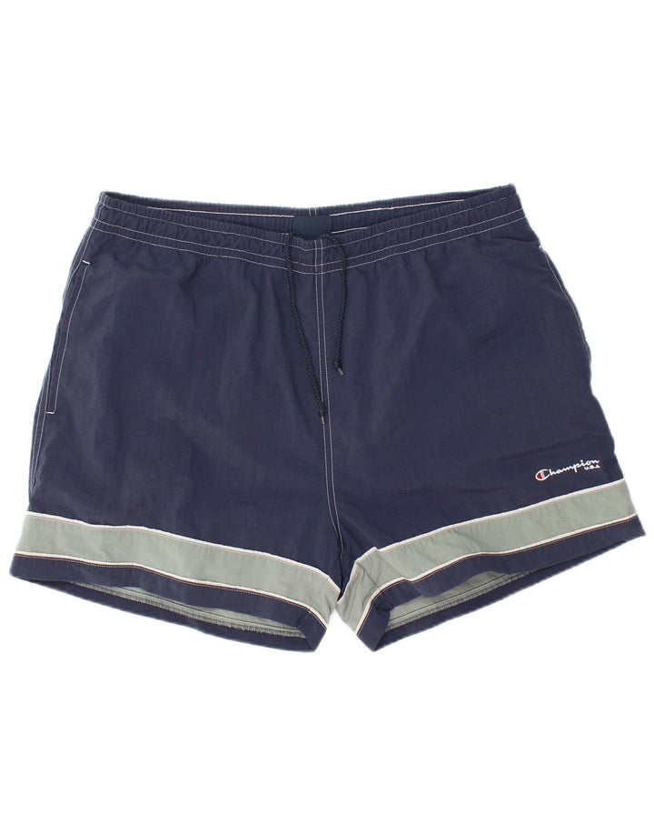 Champion Herre svømmeshorts XL Marineblå Colourblock Polyamid