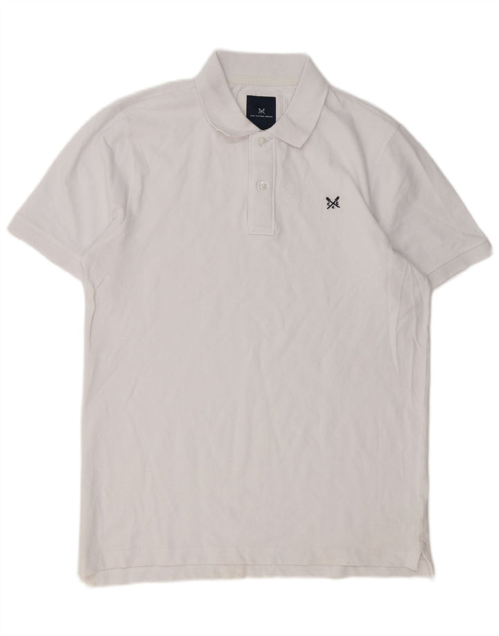 Besætningstøj Herre poloshirt Stor hvid bomuld