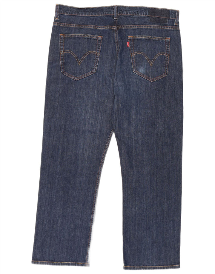 Levi's Straight Jeans til mænd W38 L28 Blå bomuld