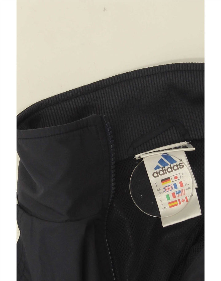 Adidas Træningsdragt til mænd Topjakke UK 38/40 Medium Navy Blue Polyester