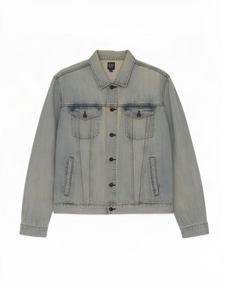 Gap Herre denimjakke UK 42 XL Blå Bomuld