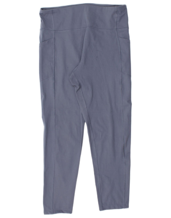 Calvin Klein Dame Leggings UK 18 XL Blå Polyester