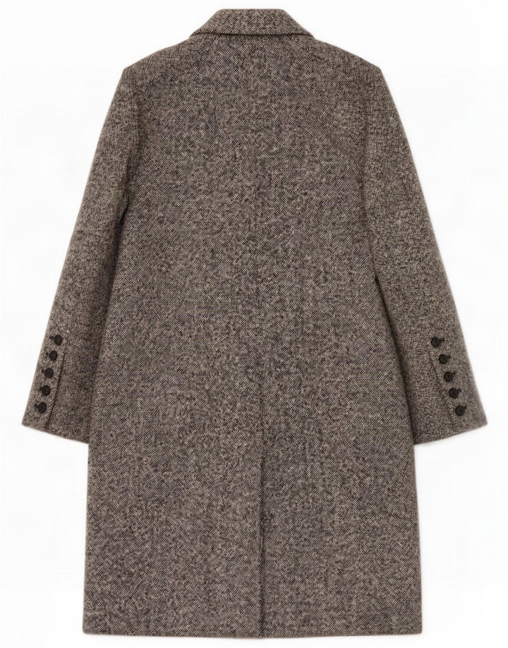 Principles Dameoverfrakke UK 12 Medium Grey Flecked Wool