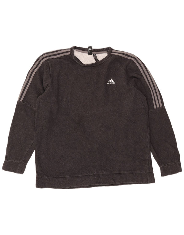 ADIDAS Sweatshirt til mænd XL Grå bomuld