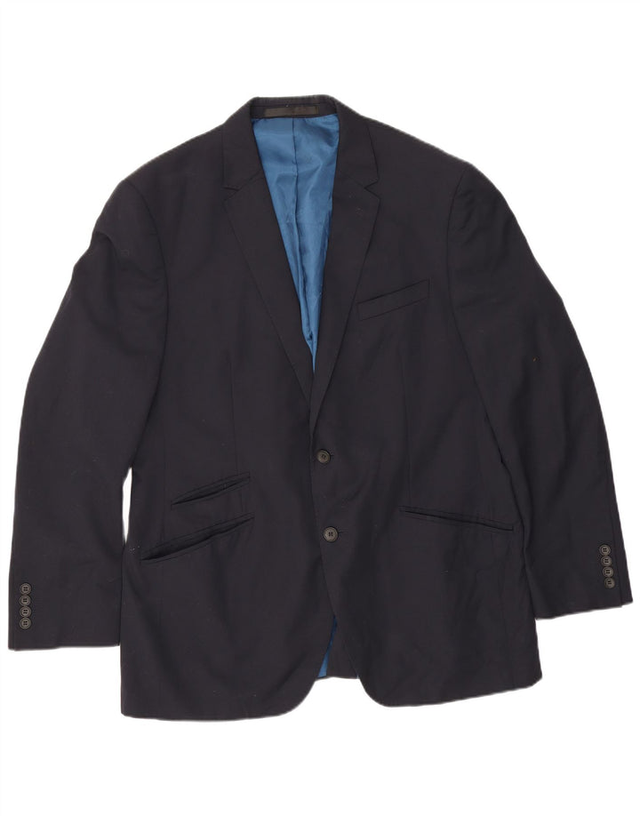 Marks & Spencer Herre Autograph Blazer Jacket UK 38 Medium Navy Blue