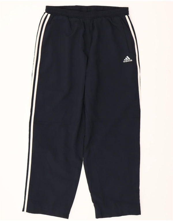 ADIDAS Træningsdragtsbukser til mænd UK 40/42 Medium Navy Blue Polyester