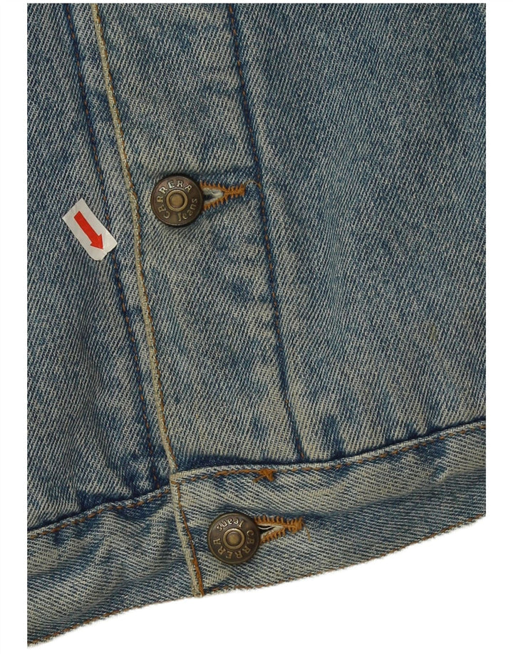 Carrera Herre Sherpa Denim Jacket UK 38 Medium Blue Polyester