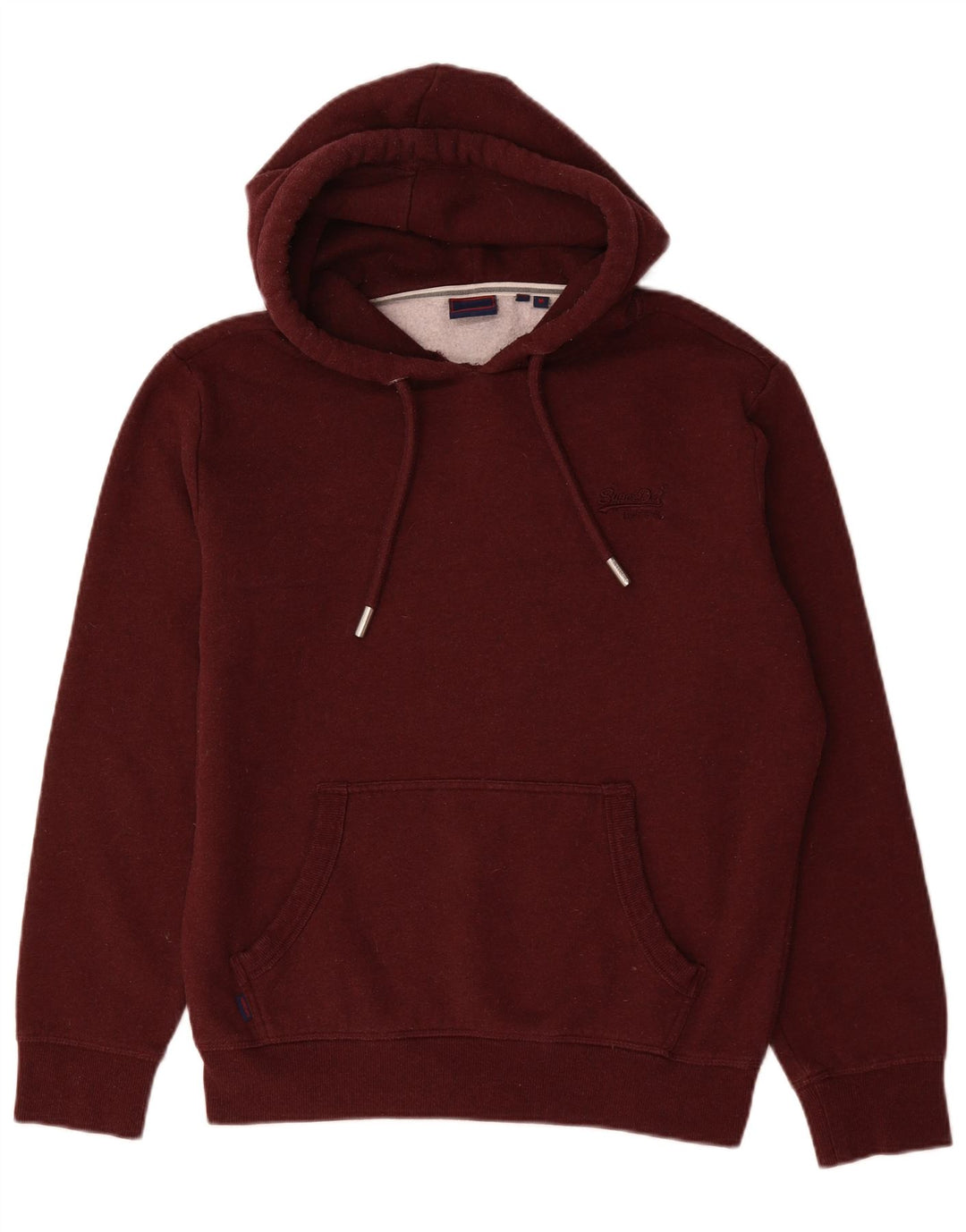 Superdry Hættetrøje til mænd Medium Bourgogne bomuld