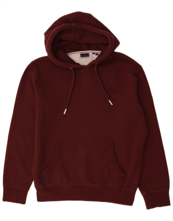 Superdry Hættetrøje til mænd Medium Bourgogne bomuld