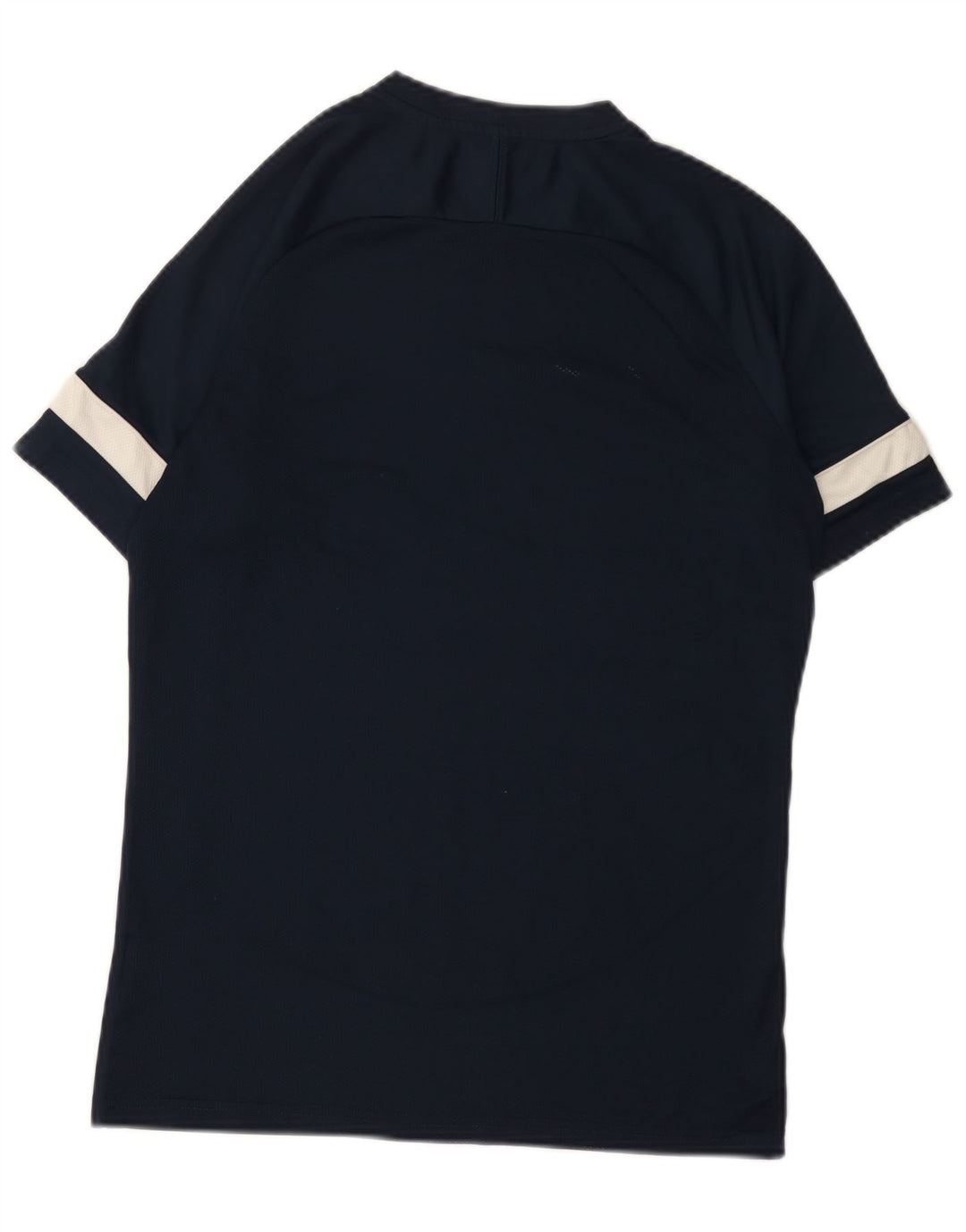 Nike Herre Dri Fit T-shirt Top Medium Marineblå Colourblock Polyester