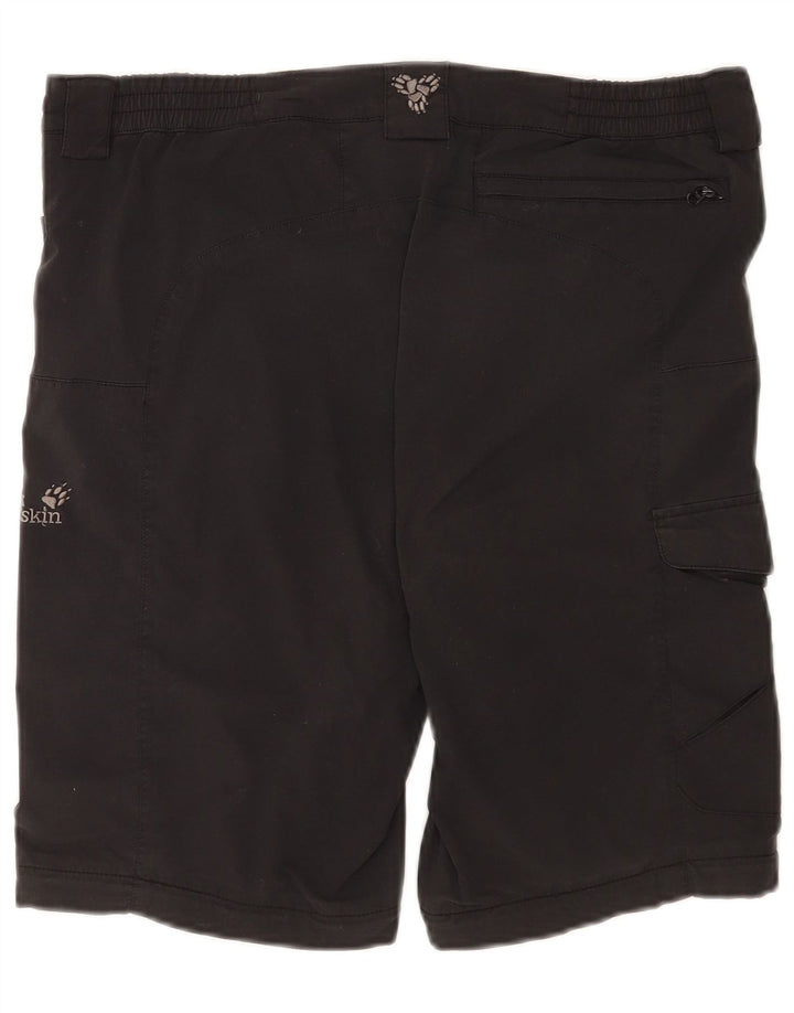 Jack Wolfskin Dame Cargo Shorts UK 12/14 Medium W34 Sort