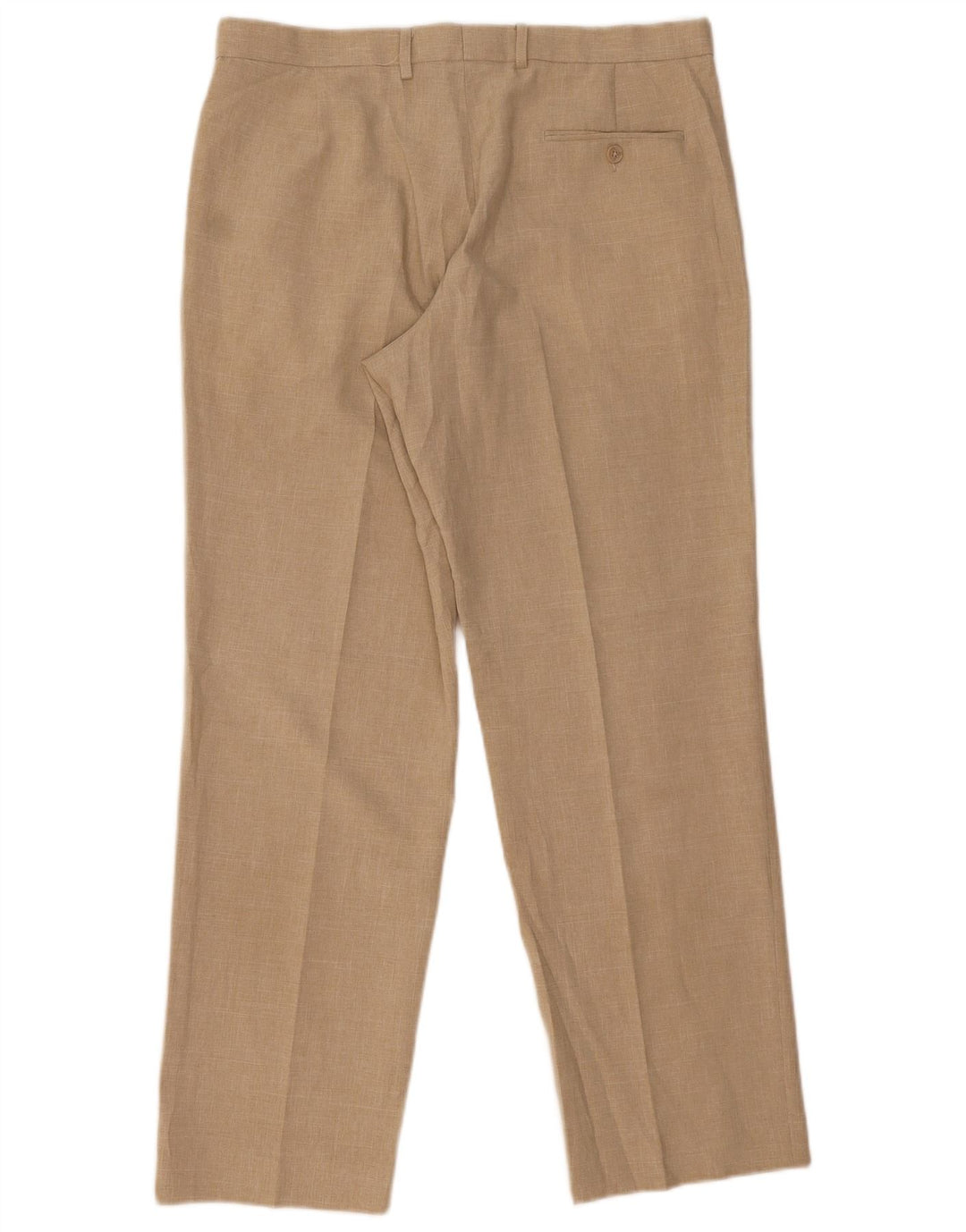 MARKS & SPENCER Lige jakkesæt til mænd W36 L31 Beige polyester