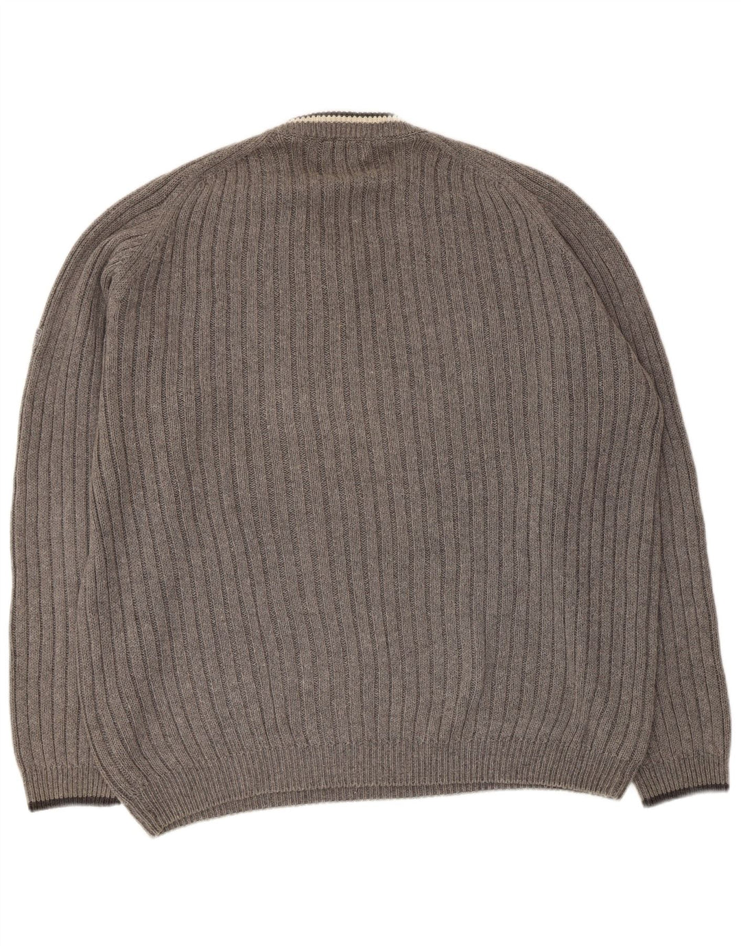Tom Tailor Herre V-hals sweater XL Grå Ramie