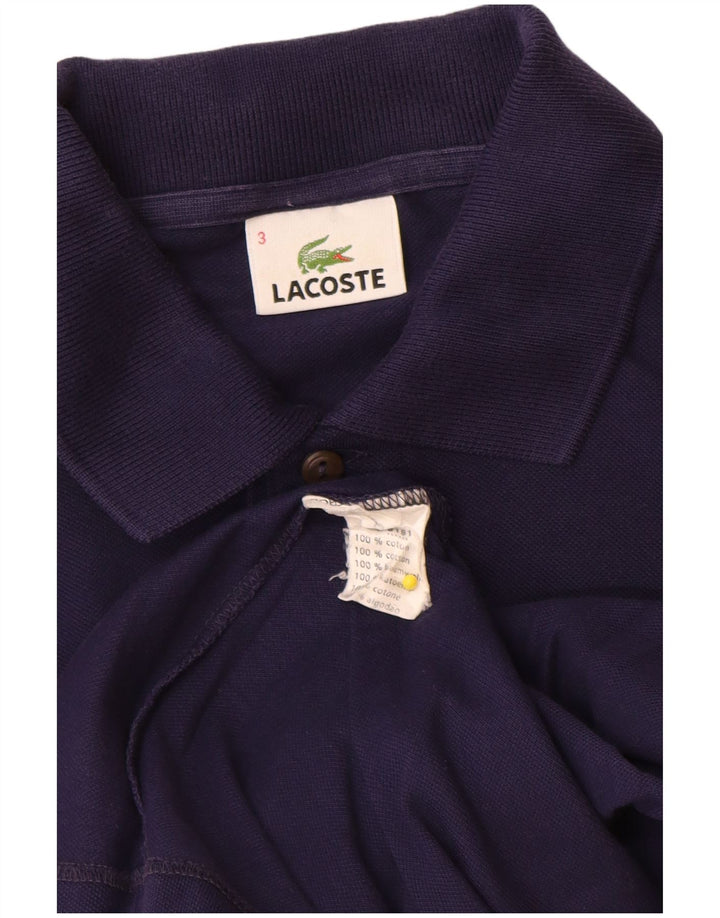 Lacoste herre poloskjorte str. 3 Lille marineblå bomuld