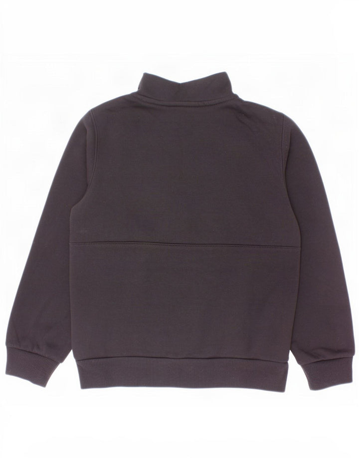 Nike Boys Sweatshirt med lynlås 6-7 år Stor sort bomuld