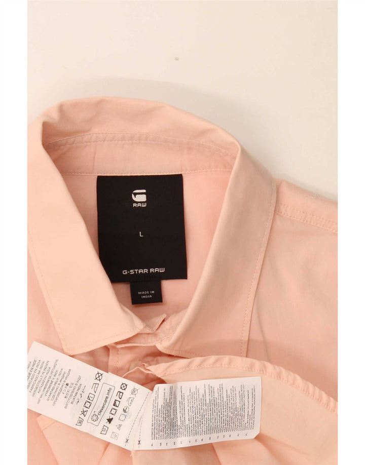 G-Star Dameskjorte UK 16 Stor Pink Bomuld