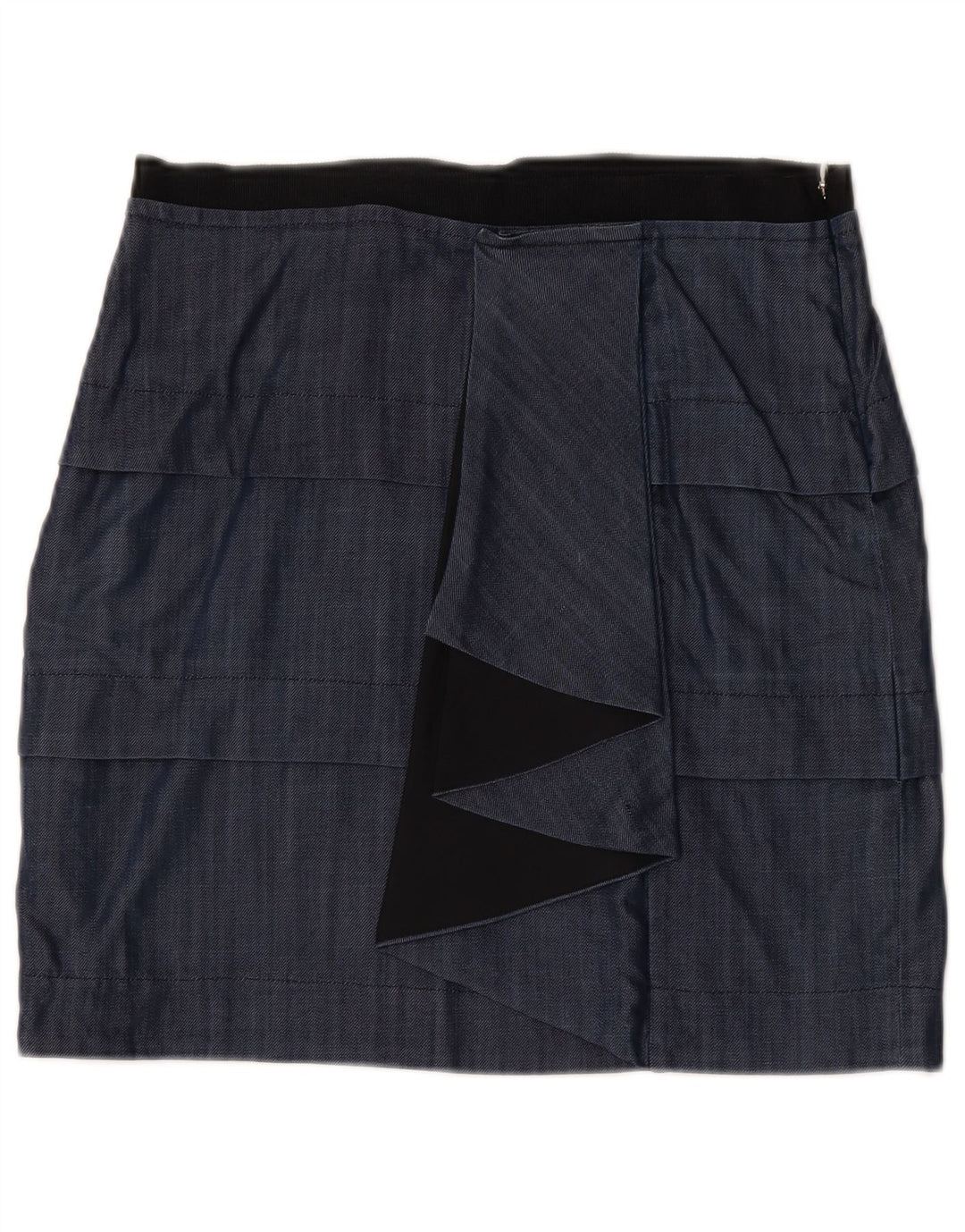 Max&Co. Dame Peplum Nederdel Large W32 Navy Blue Viscose