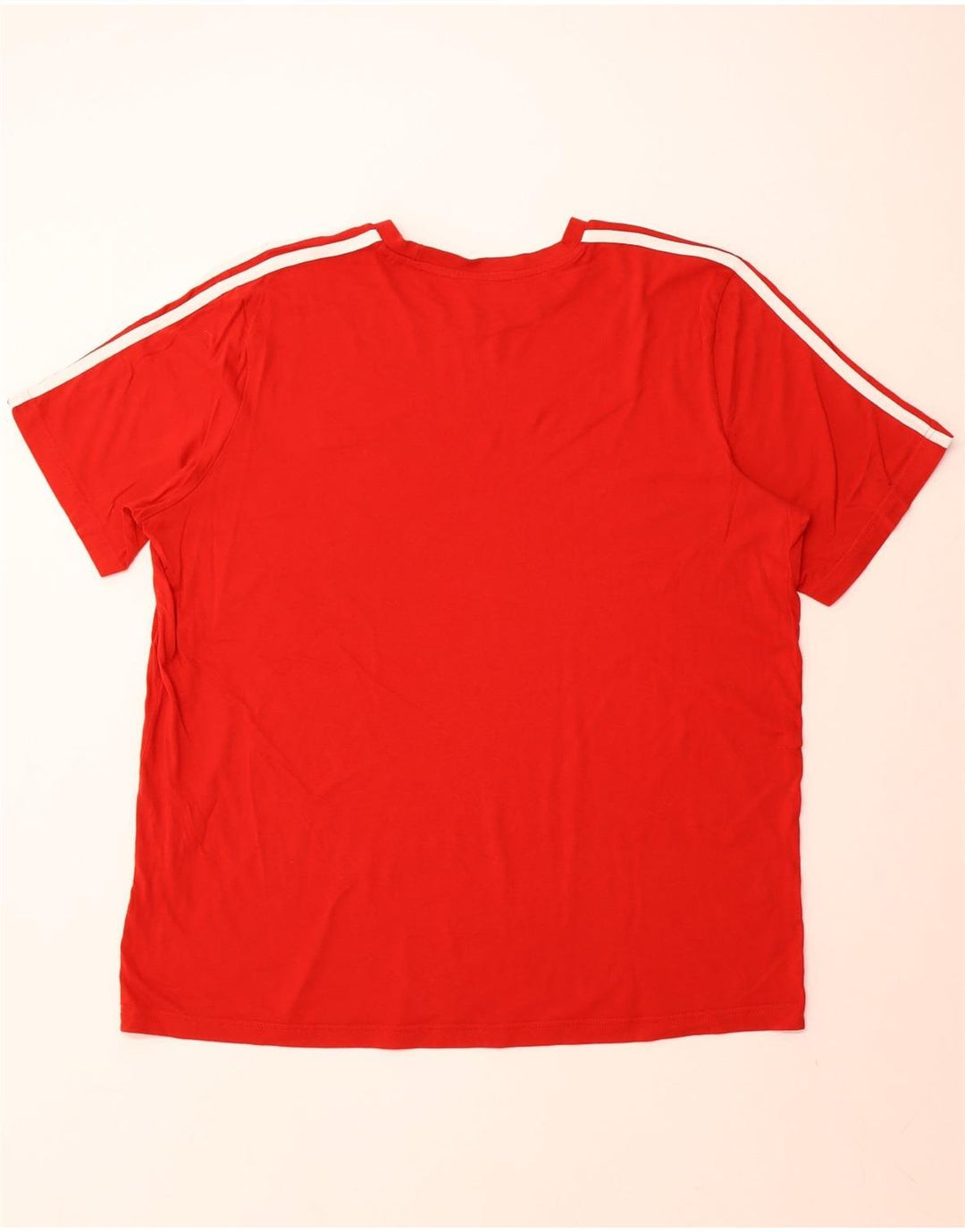 ADIDAS Herre T-Shirt Top 2XL Rød