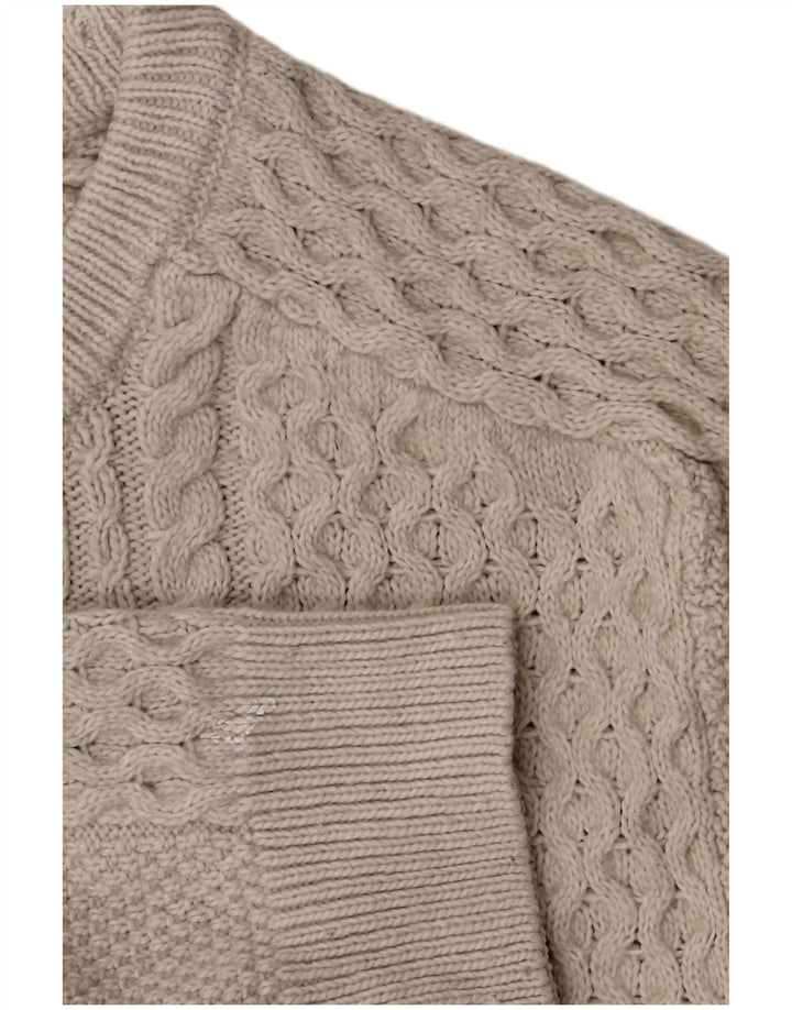 Marks & Spencer Herre sweater med rund hals XL Grå polyester