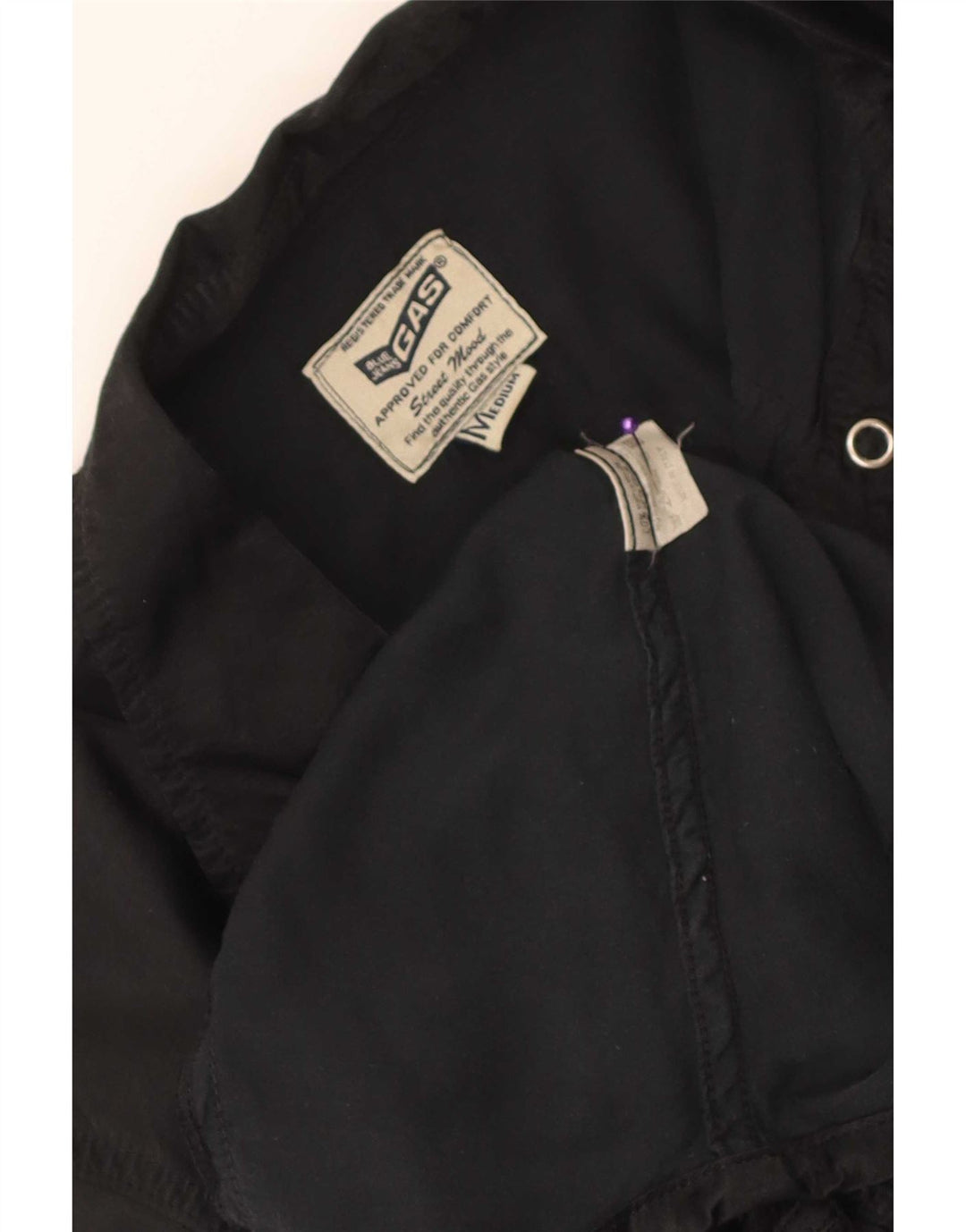 Gas Dameskjorte UK 12 Medium Sort Viscose