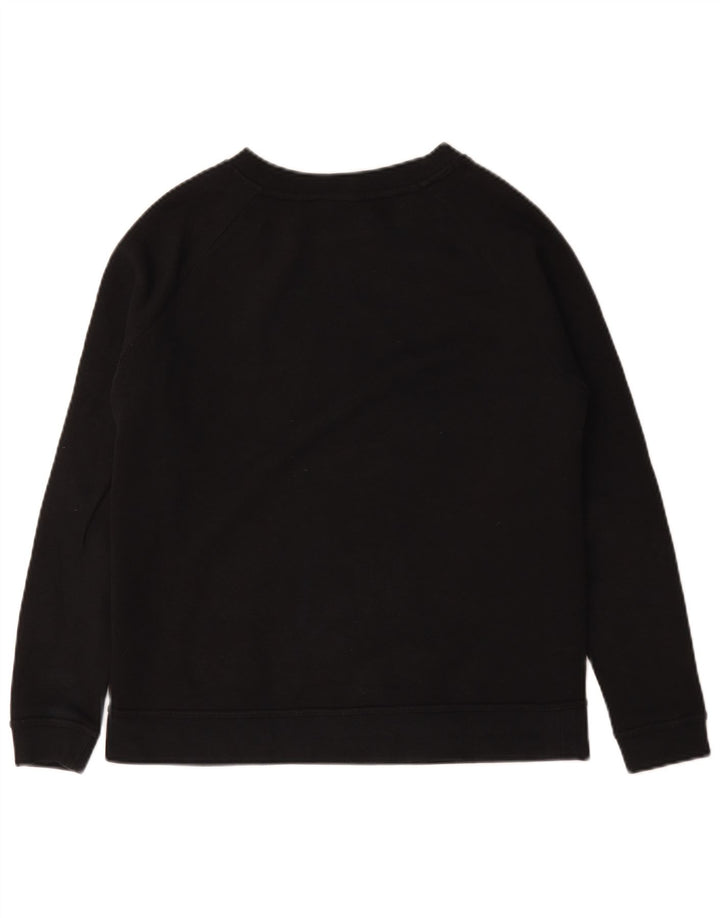 Nike Womens Grafisk Oversized Sweatshirt Jumper UK 10 Small Black Bomuld