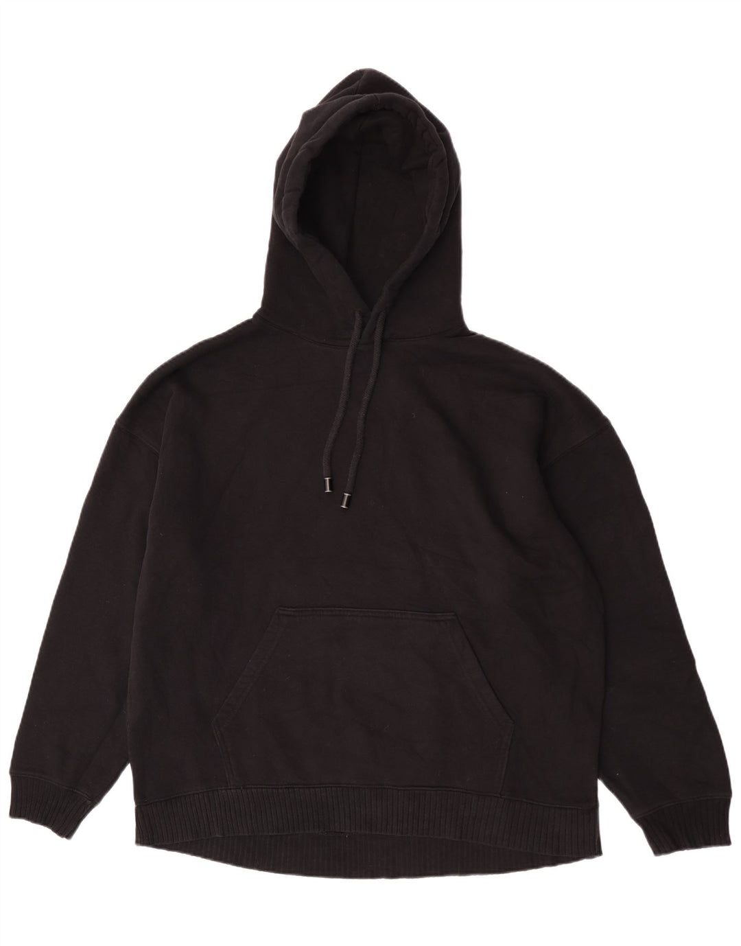 Zara Dame Oversized Hoodie Jumper UK 14 Medium Sort