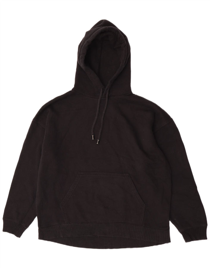 Zara Dame Oversized Hoodie Jumper UK 14 Medium Sort