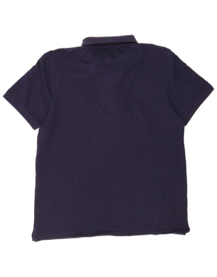 Lyle & Scott herre poloshirt XL marineblå bomuld