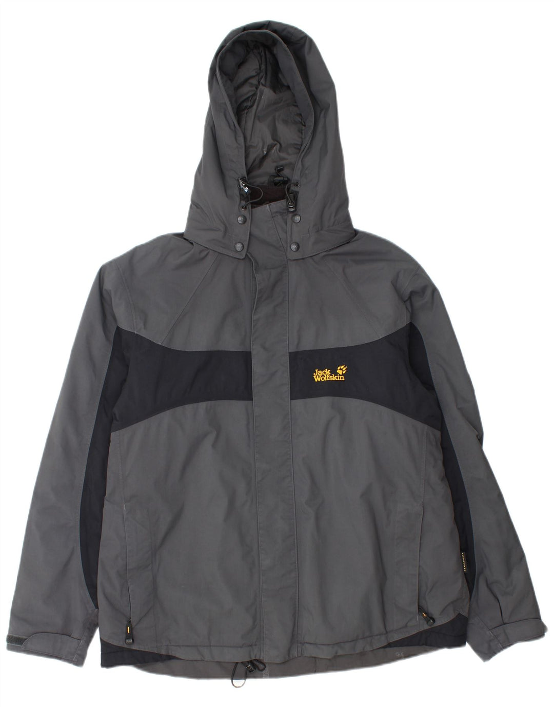 Jack Wolfskin Herre Windbreaker Jacket UK 40/42 Large Grey Colourblock