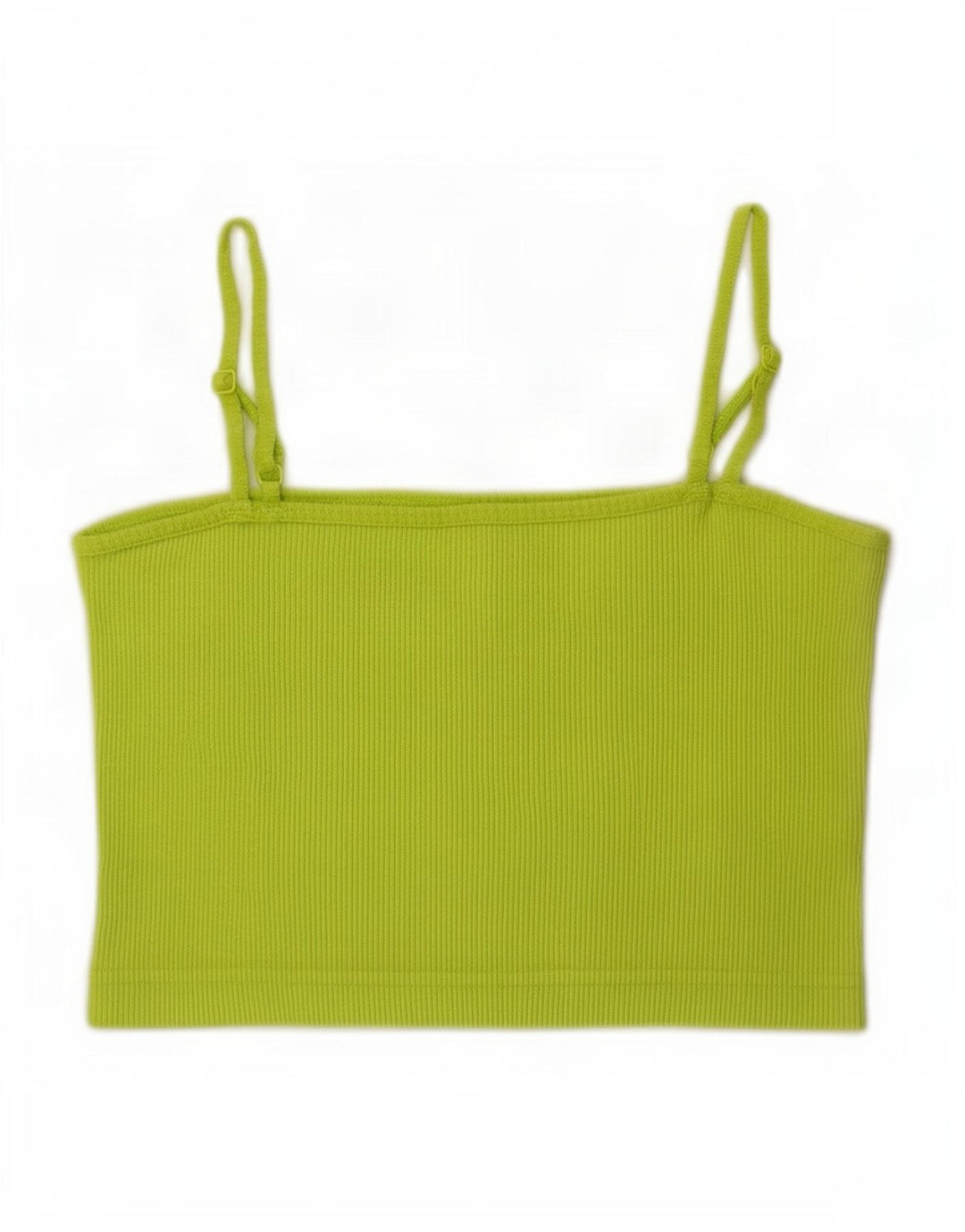 Nike Dame Crop Cami Top UK 8 Lille grøn bomuld