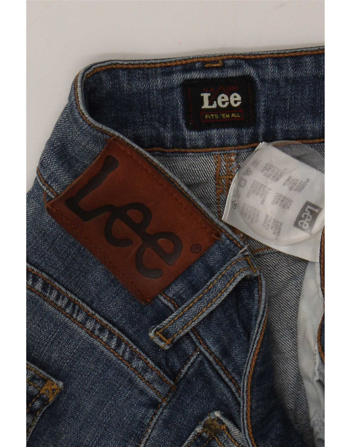Lee Dame Amy Straight Jeans W30 L29 Blå Bomuld