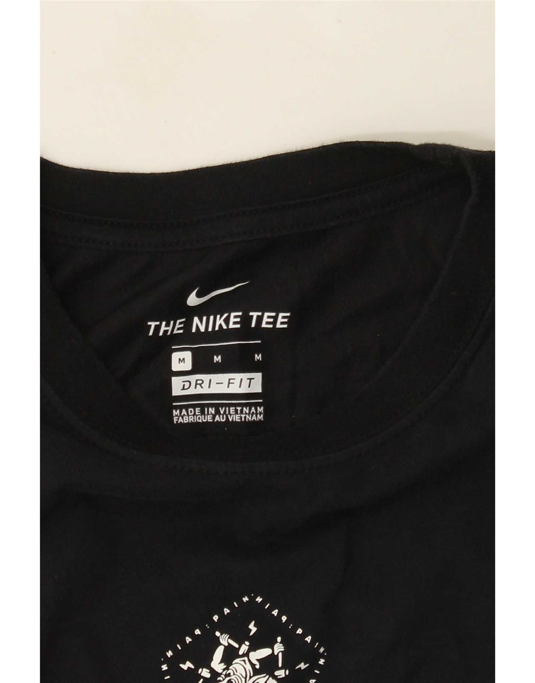 Nike Herre Dri Fit Grafisk Vest Top Medium Sort