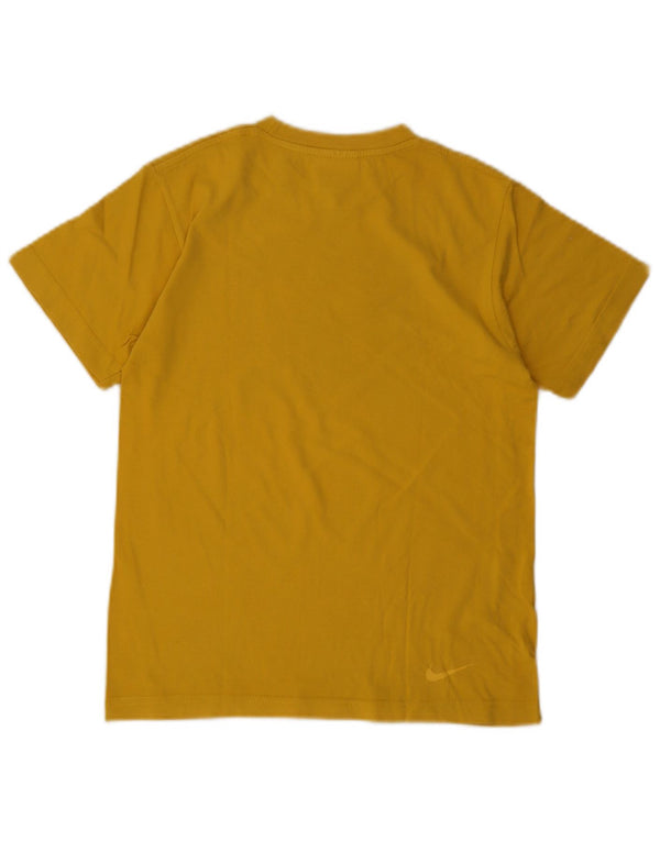 Nike drenge grafisk t-shirt top 10-11 år medium gul bomuld