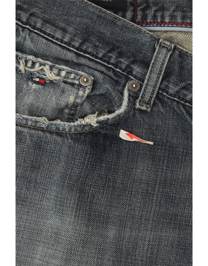 Tommy Hilfiger Straight Jeans til mænd W40 L32 Blå Bomuld