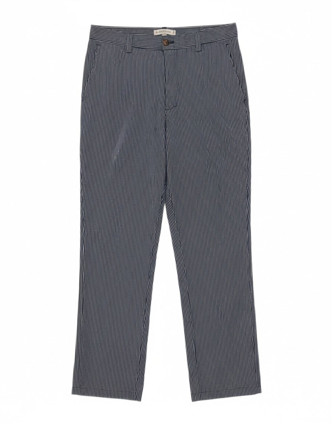 MARKS & SPENCER Womens Chino Trousers UK 12 Medium W32 L30 Navy Blue Vintage Marks & Spencer and Second-Hand Marks & Spencer from Messina Hembry 