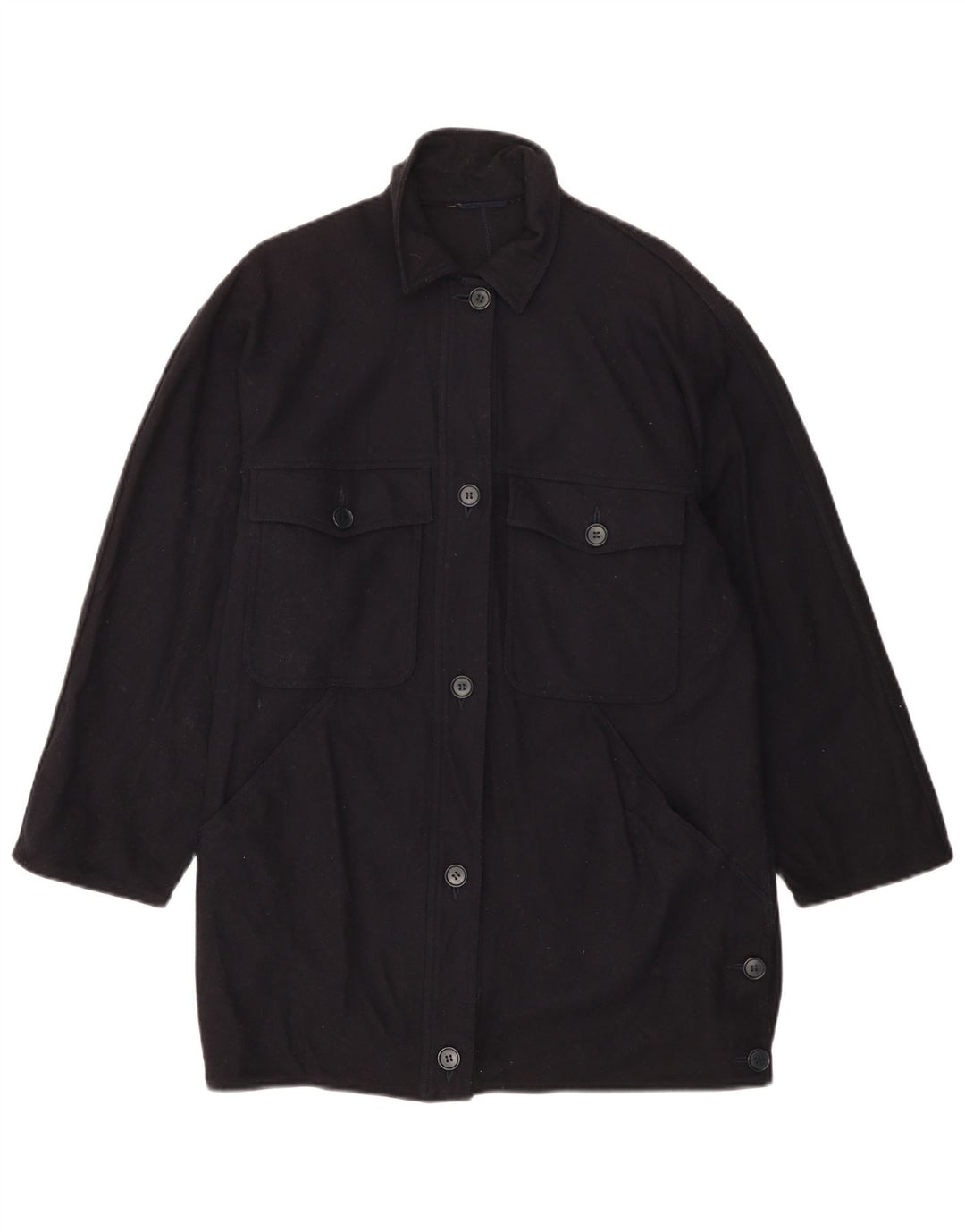 Al Duca D'Aosta Dame Overfrakke UK 14 Medium Navy Blue