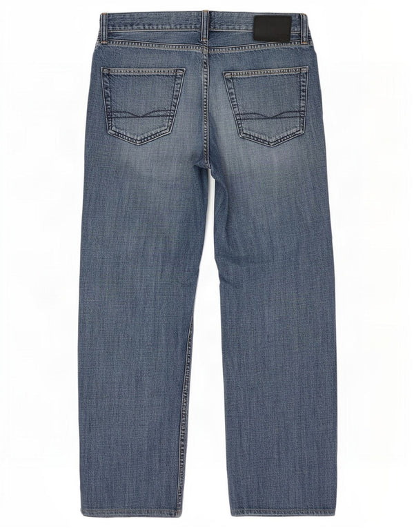 Hugo Boss Straight Jeans til mænd W34 L29 blå bomuld