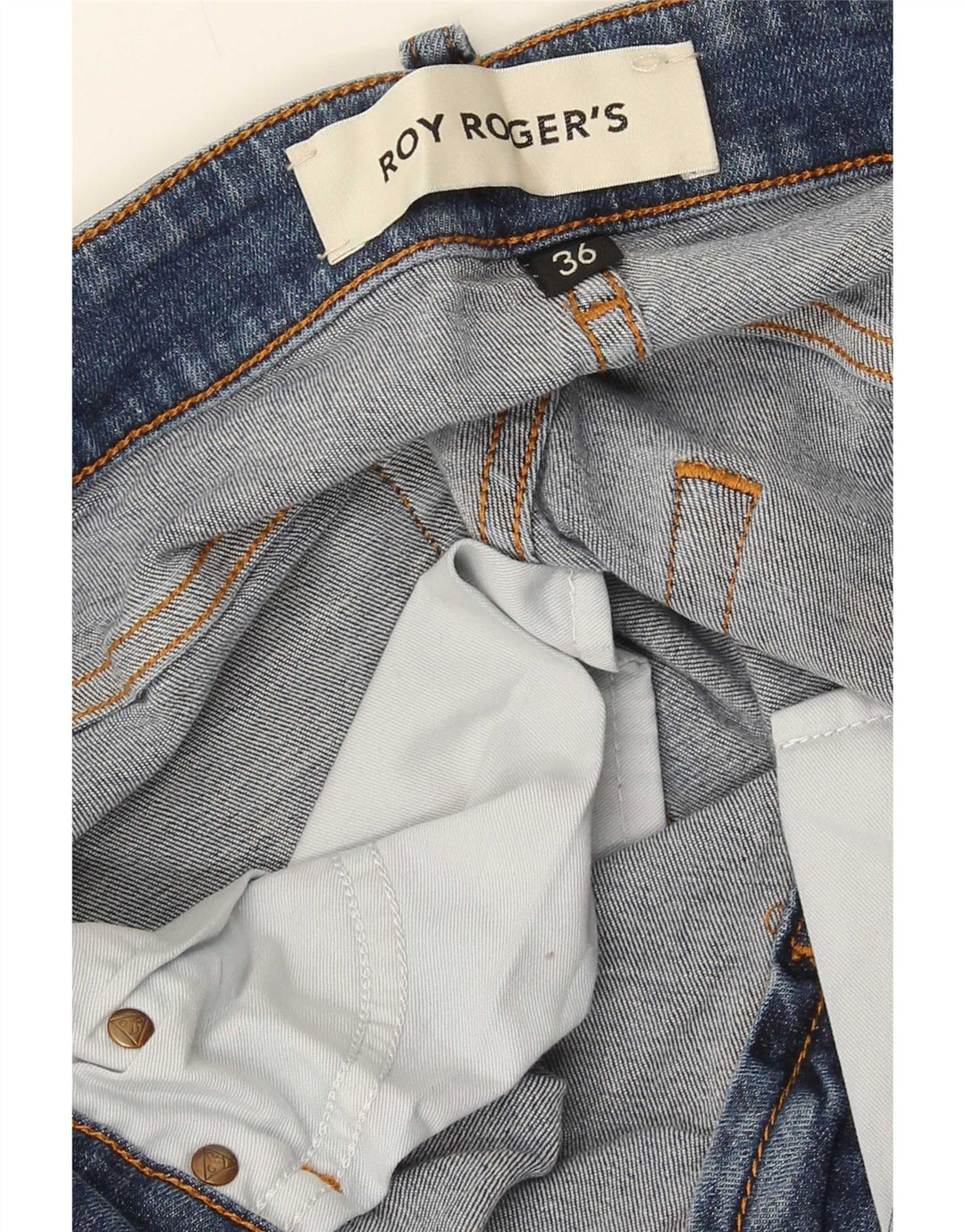 Roy Rogers Slim Jeans til mænd W36 L30 Blå