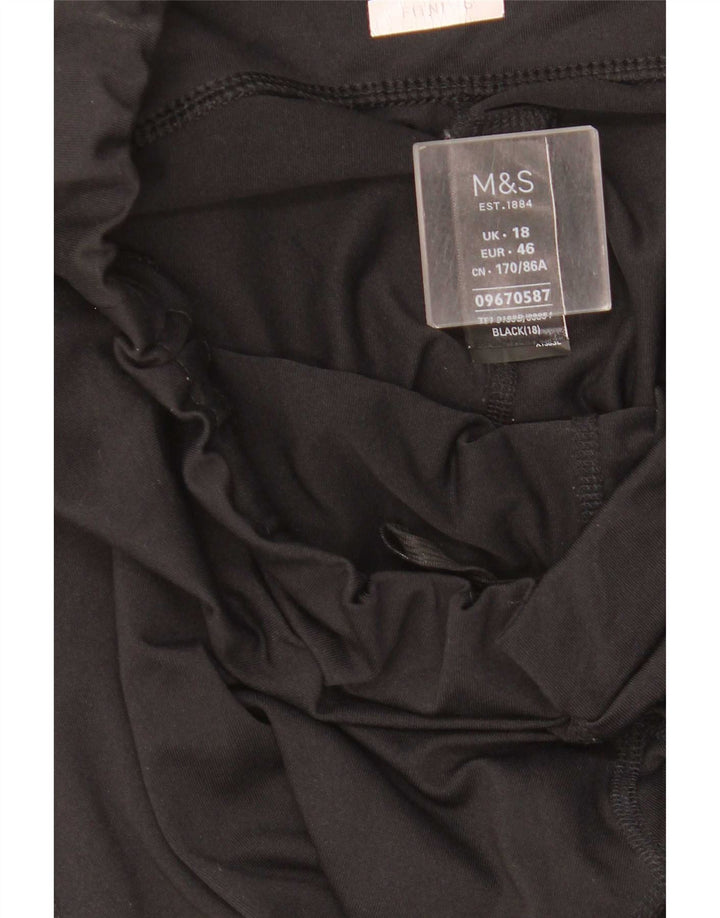Marks & Spencer Dame Leggings UK 18 XL Navy Blue Polyester